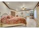 Lovely main bedroom showcasing a tiled floor, neutral walls, and fireplace at 264 Crestview Dr, Las Vegas, NV 89124