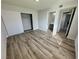 Bright bedroom features wood-look flooring and a closet for ample storage at 2964 Juniper Hills Blvd # 202, Las Vegas, NV 89142