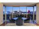 Bright dining room featuring large windows with sweeping city views, perfect for memorable gatherings at 3111 Bel Air Dr # 12C, Las Vegas, NV 89109