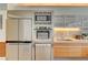 Contemporary kitchen featuring stainless steel appliances, sleek cabinetry, and modern fixtures for cooking at 3722 Las Vegas Blvd # 1609, Las Vegas, NV 89158