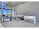 Rooftop kitchen and seating area, with modern bar stools and expansive views at 3722 Las Vegas Blvd # 1609, Las Vegas, NV 89158