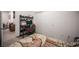 Comfortable bedroom featuring a desk setup and closet providing storage space at 3746 Bright Aquarius Ln, Henderson, NV 89052