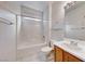 Cozy bathroom with a tub-shower combo and vanity at 473 Elm Crest Pl, Henderson, NV 89012
