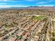 Expansive aerial view of a well-planned community, showcasing the layout and amenities available to residents at 5009 Rustic Charm Ct, Las Vegas, NV 89131