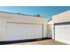 Detached two-car garage providing secure parking and additional storage space at 5449 Bugle Way # 102, Las Vegas, NV 89108