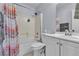 Well-maintained bathroom with a shower-tub combo and a functional vanity at 5731 Kona Mountain St, North Las Vegas, NV 89031