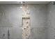 Stunning bathroom featuring light gray tile and a mosaic tile inset and niche at 714 Lacy Ln, Las Vegas, NV 89107