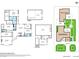 Detailed floor plan showcasing the layout of the residence, including bedrooms, living spaces, and outdoor areas at 714 Lacy Ln, Las Vegas, NV 89107