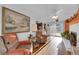 Bright open concept living room with beautiful views of the home and backyard at 7274 Pinebrook Cir, Las Vegas, NV 89147