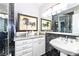 Beautiful bathroom featuring marble accents, sleek fixtures, and modern design, creating a spa-like experience at 730 S Royal Crest Cir # 424, Las Vegas, NV 89169
