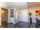 Welcoming entryway with marble flooring, built in storage, and front door at 730 S Royal Crest Cir # 424, Las Vegas, NV 89169