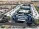 Overhead view of the Park House community showcasing its unique design and layout at 8925 W Flamingo Rd # 208, Las Vegas, NV 89147