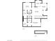 Detailed floor plan showcasing the layout of the kitchen, bedroom, and living room at 9050 W Warm Springs Rd # 2153, Las Vegas, NV 89148
