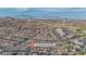 Expansive aerial view of the neighborhood showcasing its proximity to Highland Falls and Palm Valley Golf Courses at 9741 Panorama Cliff Dr, Las Vegas, NV 89134