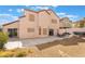 The backyard offers a patio and desert landscaping at 1804 Michael Ct, Henderson, NV 89014