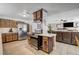 Well-equipped kitchen with stainless steel refrigerator and plenty of cabinet space at 216 Candlelight St, Las Vegas, NV 89145