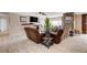Comfortable living area featuring tile floors and ample natural light at 216 Candlelight St, Las Vegas, NV 89145