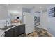 Bright kitchen view showcasing the sink, countertops, and adjacent dining area at 262 Big Horn Dr, Boulder City, NV 89005