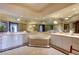 Bathroom featuring and sinks, a jacuzzi tub, and ample mirror space at 2747 Paradise Rd # 801, Las Vegas, NV 89109