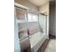 Clean bathroom with a tiled shower-over-tub combination and sliding glass door at 3550 Bay Sands Dr # 2087, Laughlin, NV 89029