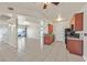 Bright open-concept kitchen and living area features dark appliances and modern finishes at 3550 Bay Sands Dr # 2087, Laughlin, NV 89029