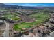 Beautiful golf course view surrounded by custom homes in a scenic landscape at 431 Tranquil Peak Ct, Henderson, NV 89012
