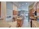 Well-equipped kitchen with granite countertops, stainless steel appliances, and a center island at 5071 Andover Ct, Pahrump, NV 89061