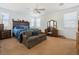 Inviting bedroom showcasing multiple windows, neutral walls, and a comfortable sitting area at 7722 Sagamore Bay Ct, Las Vegas, NV 89179