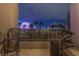 Balcony with fitness equipment features city views at 1 Hughes Center Dr # 308, Las Vegas, NV 89169