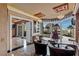 Office space with views of palm trees and city buildings, and decorative ceilings at 1 Hughes Center Dr # 308, Las Vegas, NV 89169