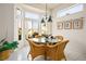 Cozy dining area with large windows providing ample natural light and views of the outdoors at 10132 Cresent Creek Dr, Las Vegas, NV 89134