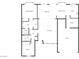Detailed floor plan showcasing the layout of the house with bedrooms, bathrooms, kitchen, and living spaces at 2456 Palmridge Dr, Las Vegas, NV 89134