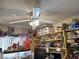Image shows an enclosed storage area with an abundance of items and various supplies at 2471 Mcmurray Dr, Pahrump, NV 89060