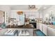 Bright kitchen with an island, ample cabinet space, and modern appliances at 266 Corvallis Ct, Henderson, NV 89074