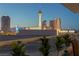 Balcony view of the city with plants adding a touch of nature to your outdoor space at 2747 Paradise Rd # 404, Las Vegas, NV 89109