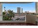 Beautiful balcony view of the city skyline and surrounding landscape of Las Vegas at 2747 Paradise Rd # 404, Las Vegas, NV 89109