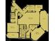 Detailed floor plan showing the layout of the home at 2747 Paradise Rd # 404, Las Vegas, NV 89109