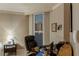 Home office offers a calm working space with natural light and views of the city at 2747 Paradise Rd # 404, Las Vegas, NV 89109