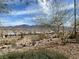 Expansive community view featuring desert landscape, mountain views, and clustered homes at 3192 Bormida Ave, Henderson, NV 89044