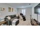 Large living room with television, cozy sectional, and massage chair at 3192 Bormida Ave, Henderson, NV 89044