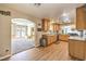 Eat-in kitchen features stainless steel appliances and an open floorplan at 3192 Taylor St, Logandale, NV 89021