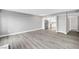 Open floor plan features a bright living room that leads to a modern kitchen at 3449 Lorilou Ln # 2, Las Vegas, NV 89121