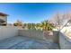 This outdoor patio area has a decorative gate and a brick perimeter, great for pets and to play outdoors safely at 3484 Nightflower Ln # B, Las Vegas, NV 89121