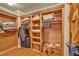 Spacious closet with custom shelving and storage for clothes and accessories at 3724 Thomas Patrick Ave, North Las Vegas, NV 89032