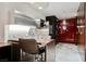 Contemporary kitchen with stainless steel cabinets and a breakfast bar area at 4381 W Flamingo Rd # 2322/2320, Las Vegas, NV 89103