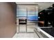 Modern kitchen boasts built-in stainless steel appliances and sleek, minimalist design elements at 4381 W Flamingo Rd # 2322/2320, Las Vegas, NV 89103