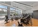 Community gym features state-of-the-art cardio equipment and large windows at 4525 Dean Martin Dr # 607, Las Vegas, NV 89103