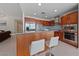 Kitchen with stainless steel appliances and granite countertop at 4525 Dean Martin Dr # 607, Las Vegas, NV 89103