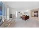 Spacious living room with tile floors and neutral decor at 4525 Dean Martin Dr # 607, Las Vegas, NV 89103