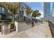 Outdoor grilling area with built in stainless steel grill at 4525 Dean Martin Dr # 607, Las Vegas, NV 89103